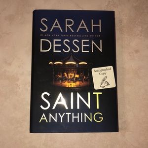 Autographed Saint Anything by Sarah Dessen